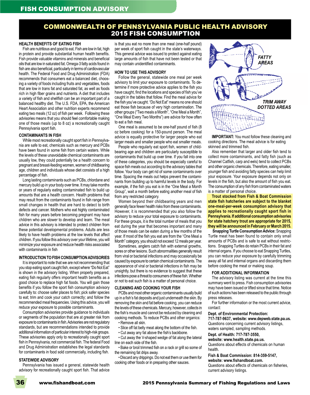 Pennsylvania Fish Consumption Guide