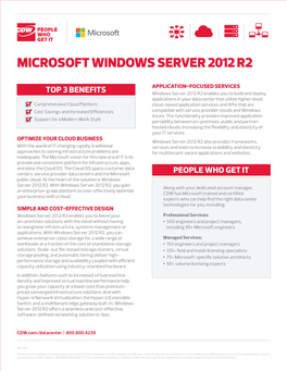 Microsoft Windows Server 2012 R2