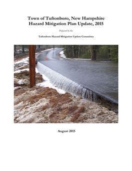 Hazard Mitigation Plan Update 2015