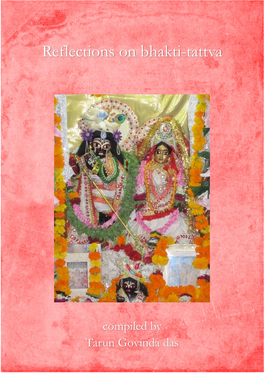 Reflections on Bhakti-Tattva