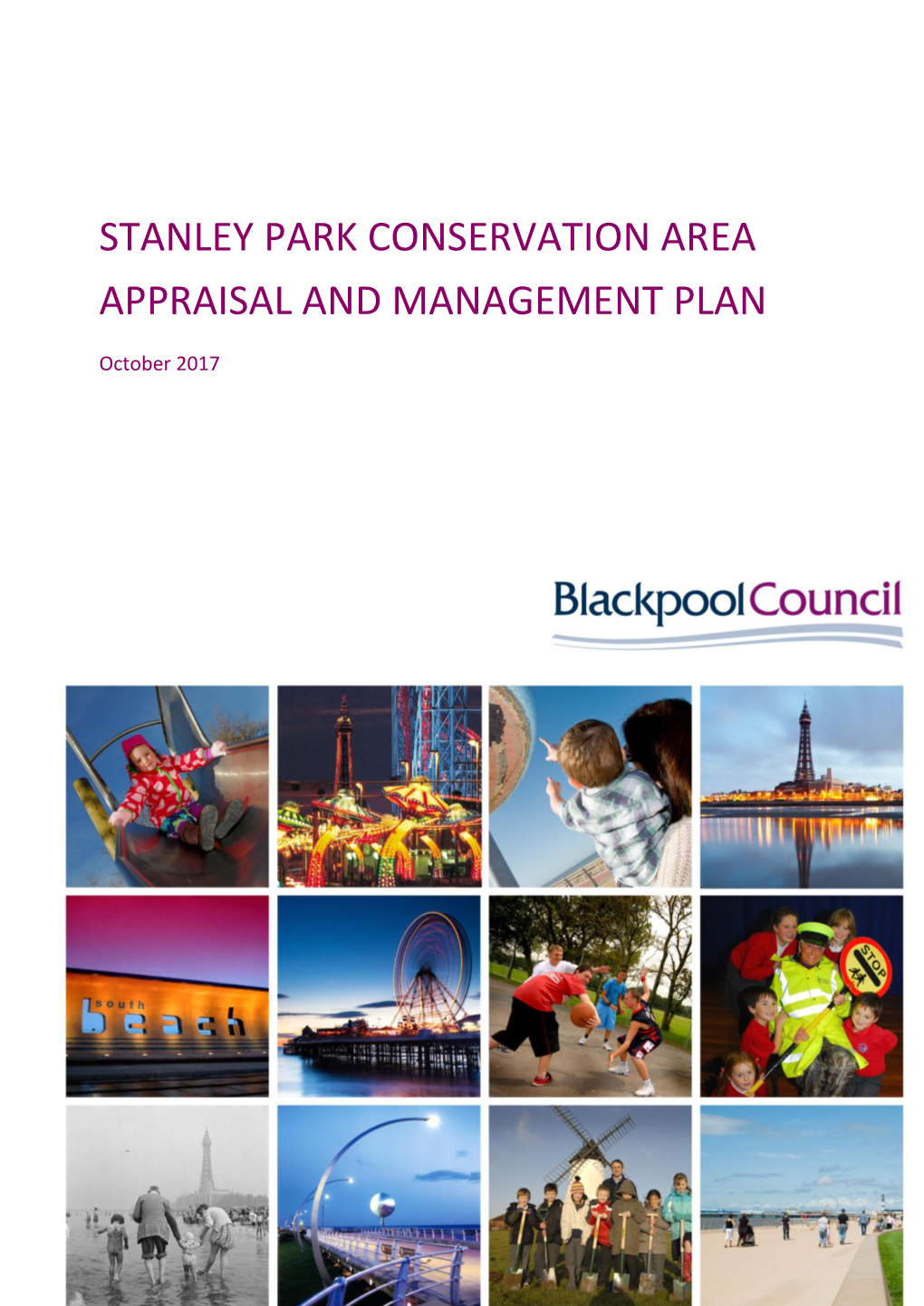 Stanley Park Conservation Area Appraisal and Management Plan