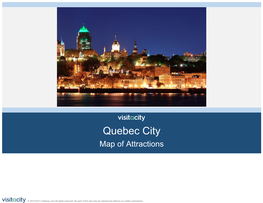 Quebec City Map of Attractions