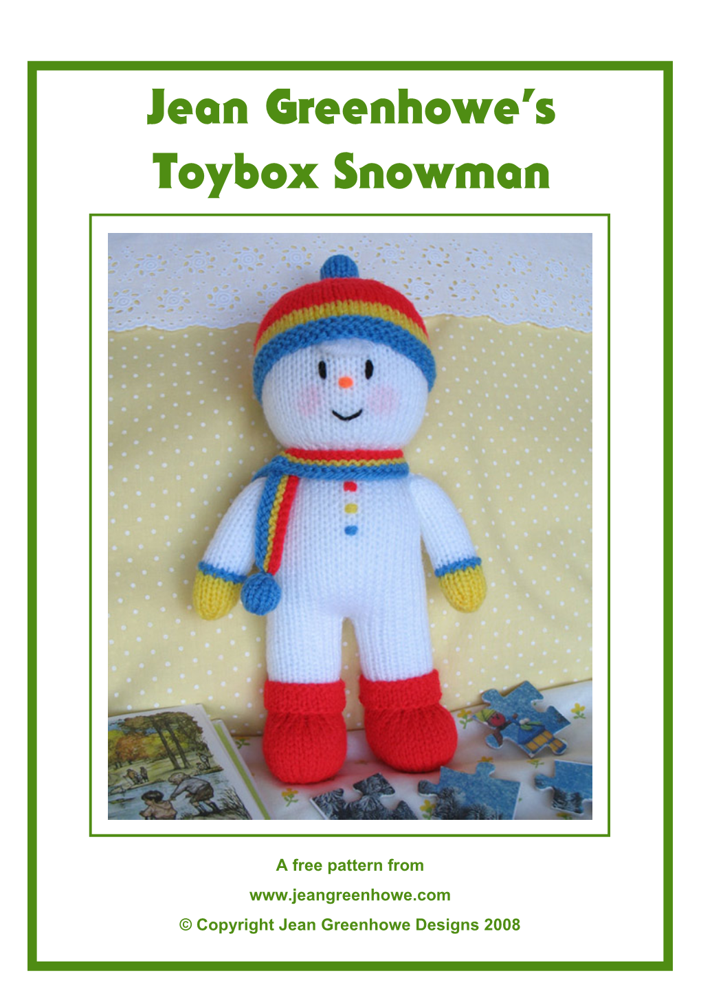 Jean Greenhowe's Toybox Snowman