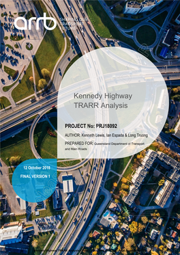 Kennedy Highway TRARR Analysis