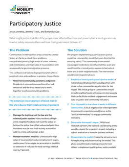 Participatory Justice