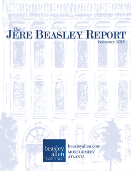 JERE BEASLEY REPORT February 2018 I