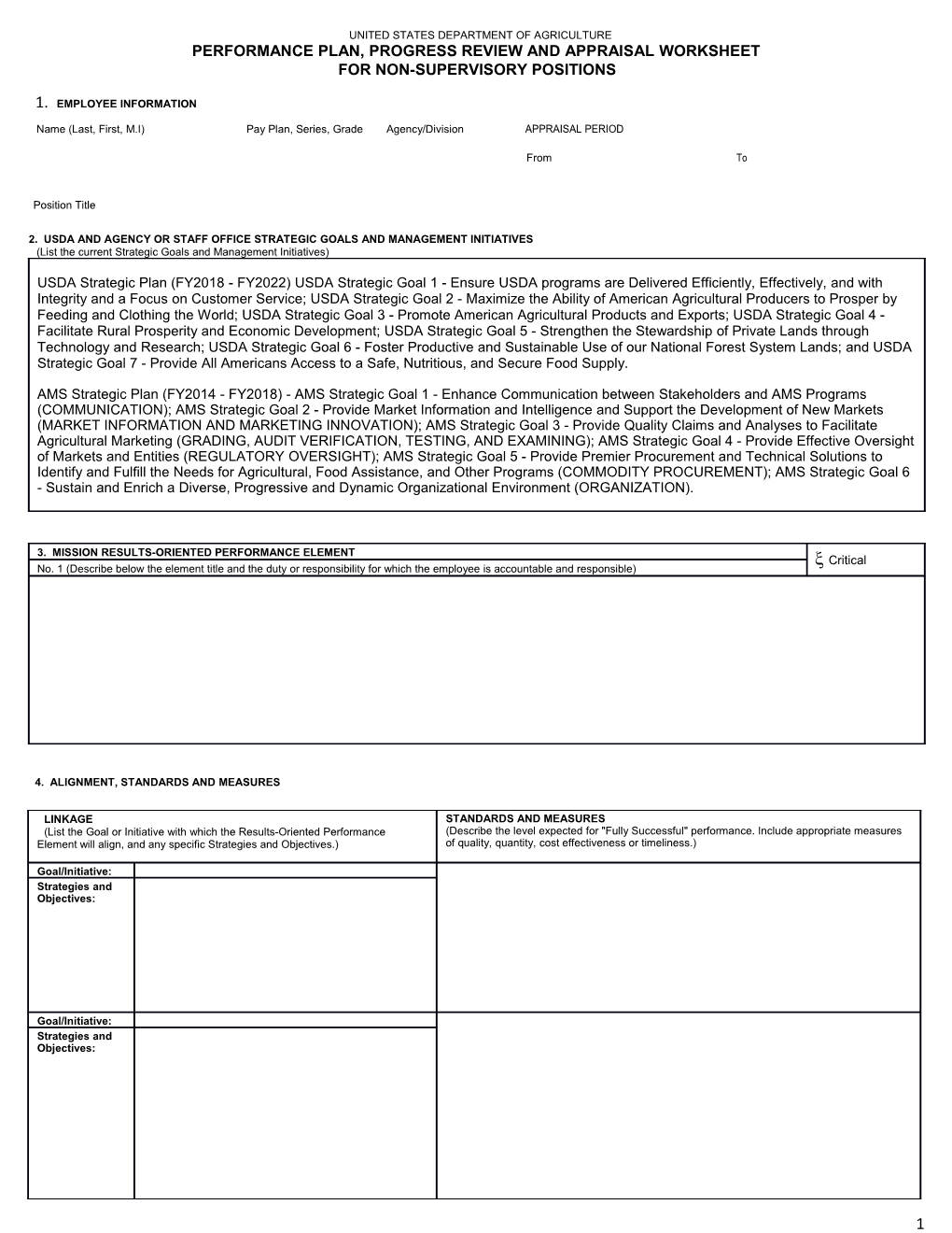 Performance Plan, Progress Review and Appraisal Worksheet