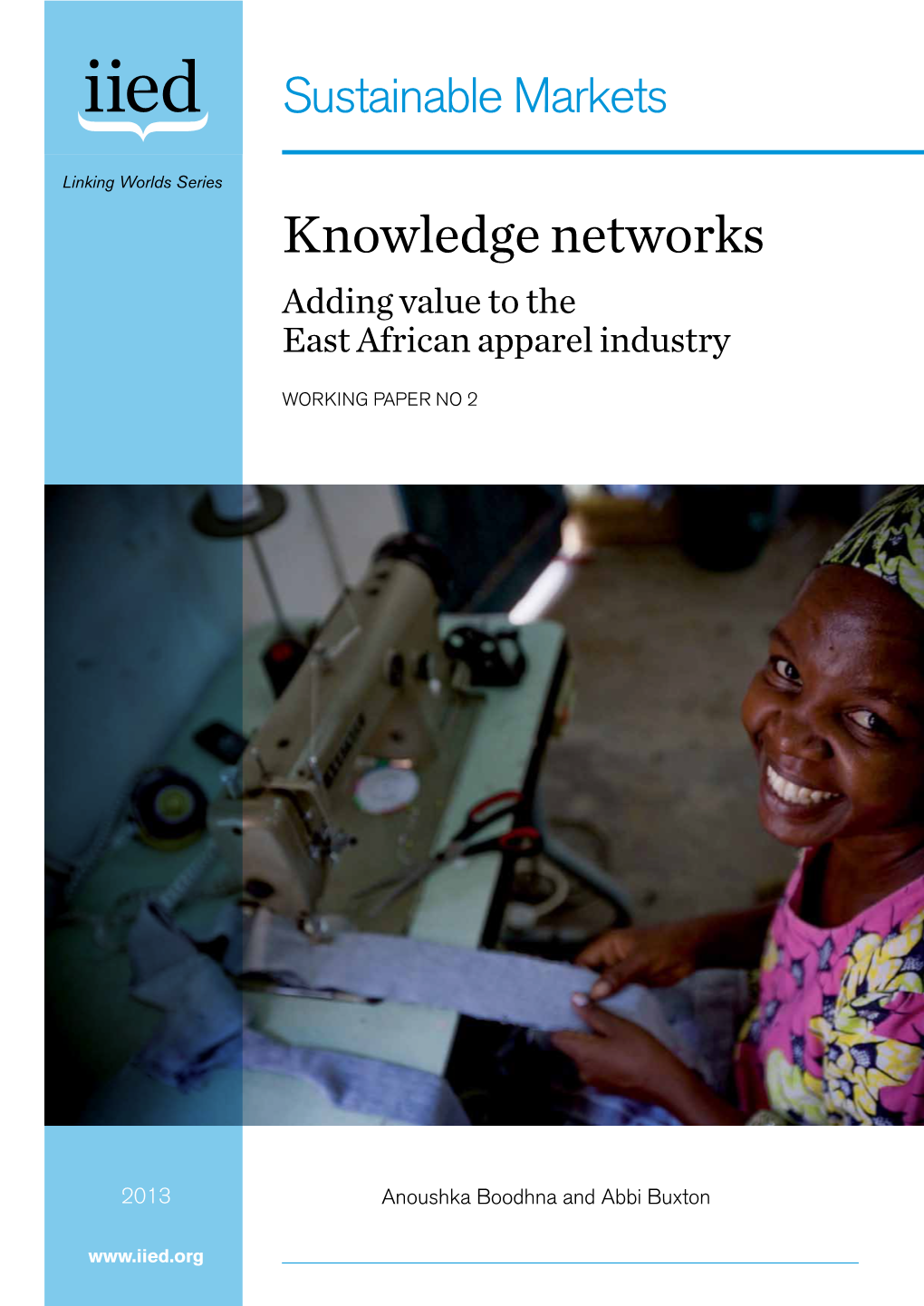 Knowledge Networks Adding Value to the East African Apparel Industry