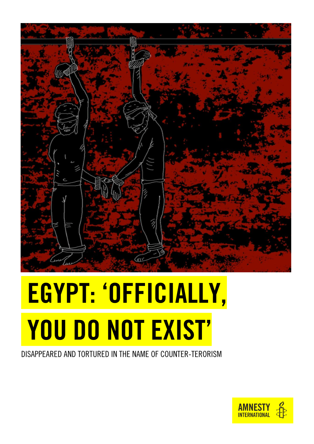 Egypt: ‘Officially, You Do Not Exist’ Disappeared and Tortured in the Name of Counter-Terorism