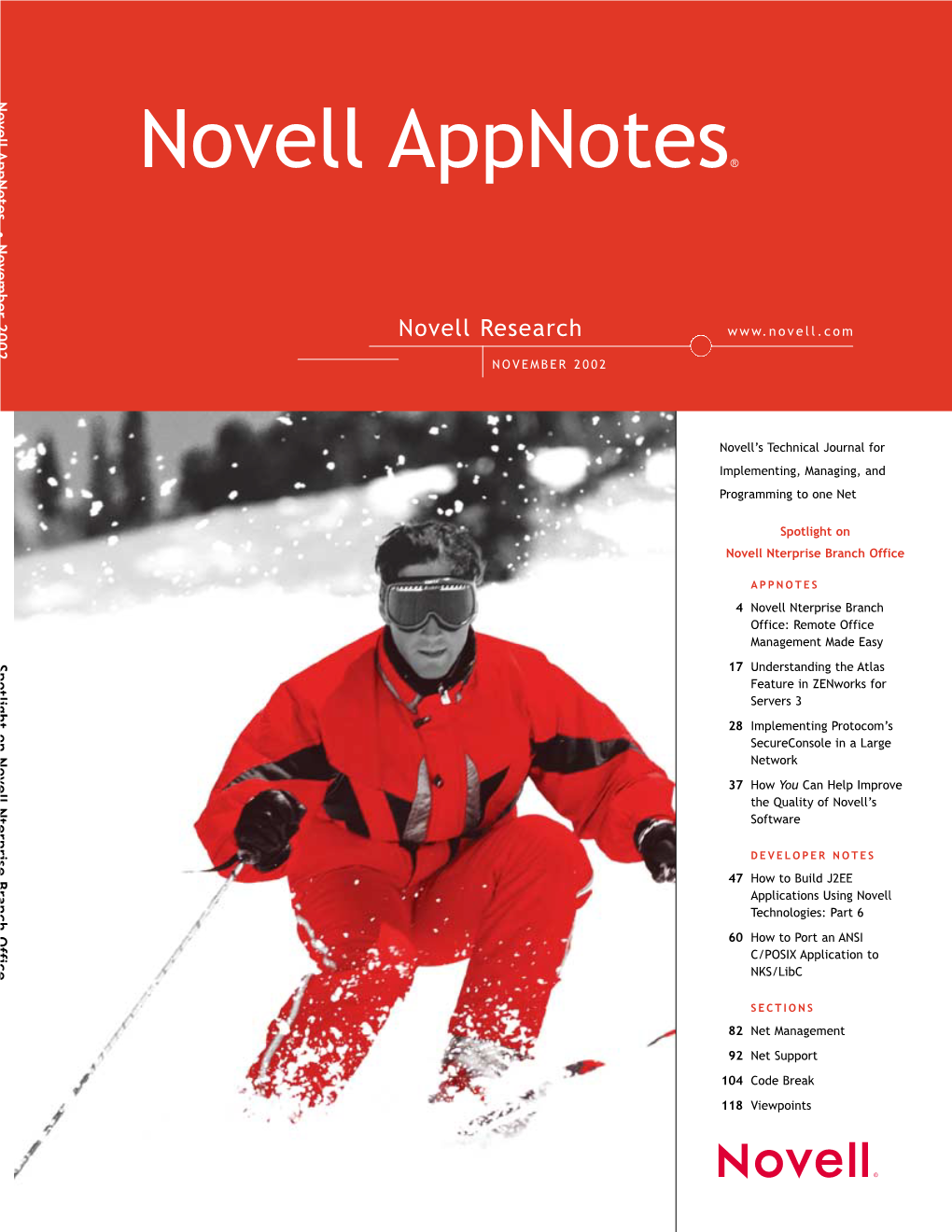 Novell Appnotes November 2002