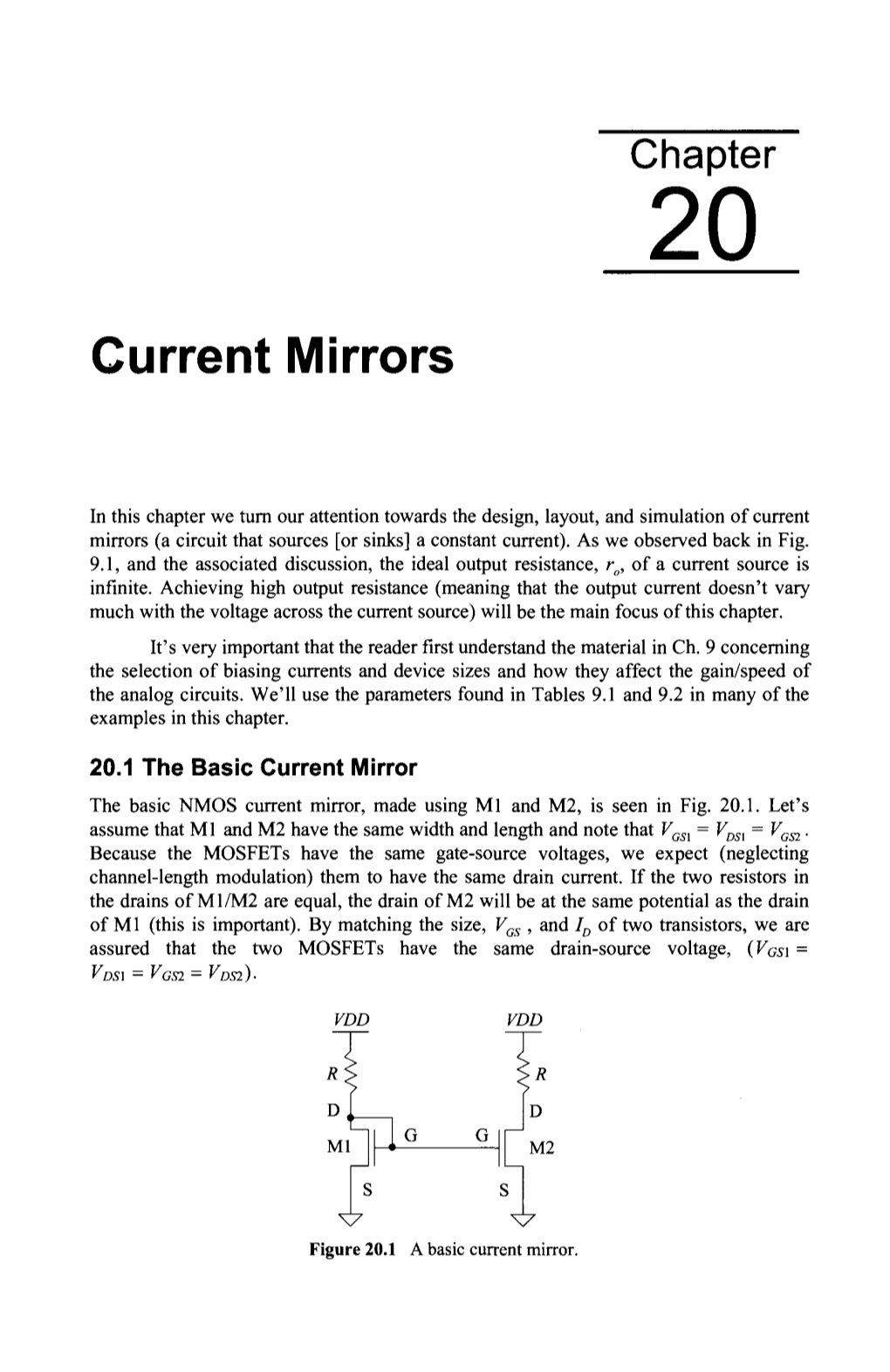 Current Mirrors