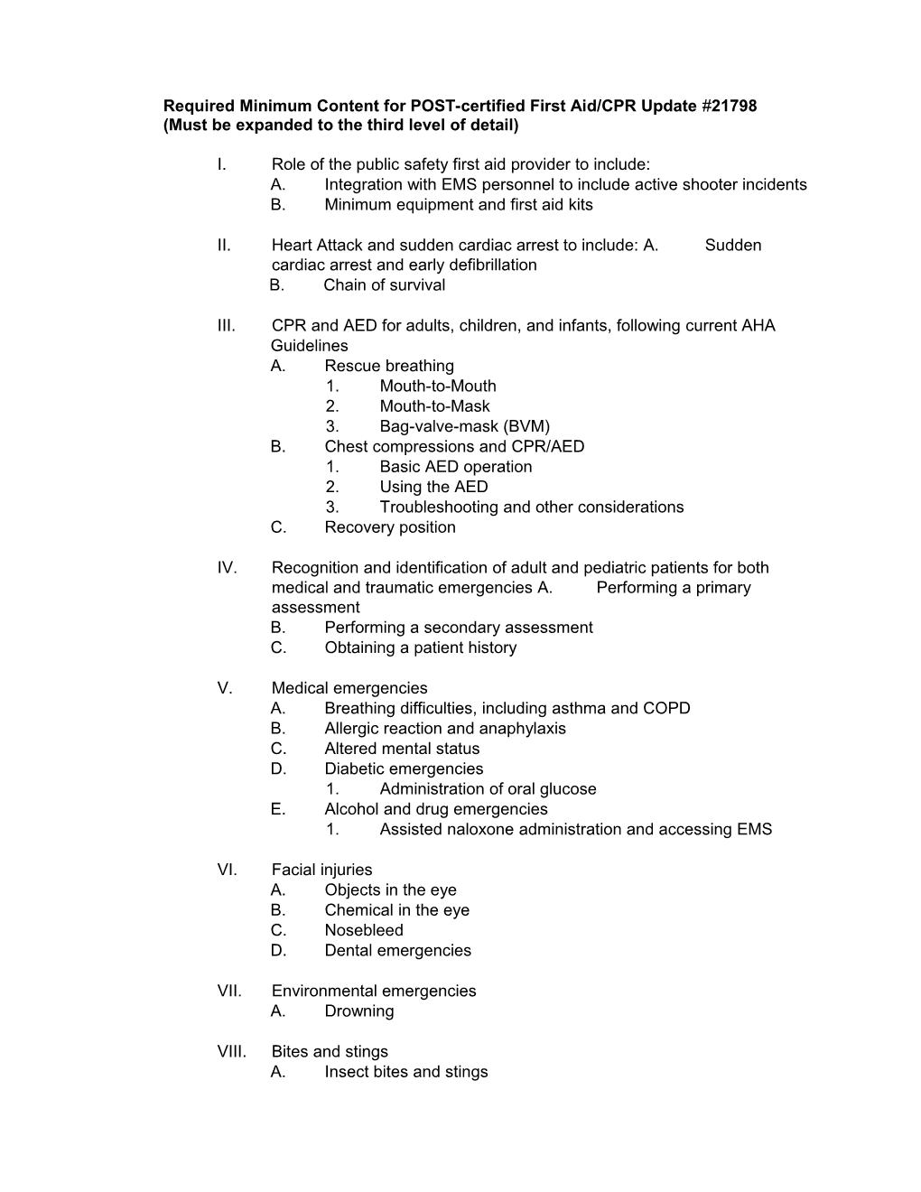 Microsoft Word - Update_Course_Minimum_Content