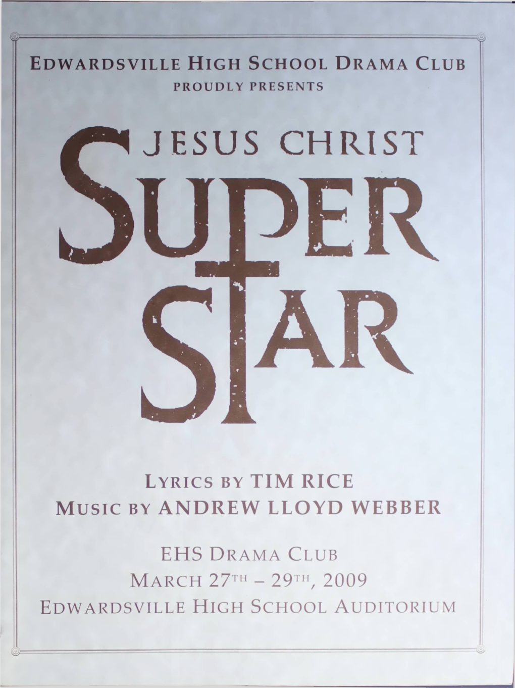 JESUS CHRIST Super Star