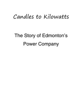 Candles to Kilowatts