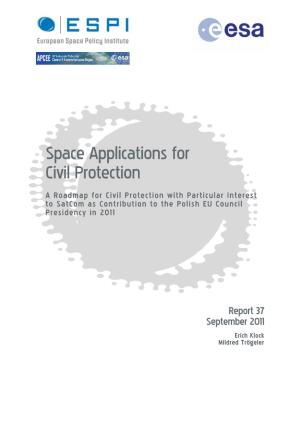 Space Applications for Civil Protection