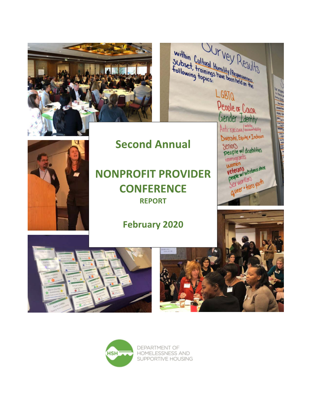 Second Annual Nonprofit Provider Conference Report