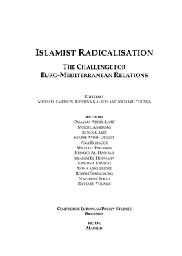 Islamist Radicalisation