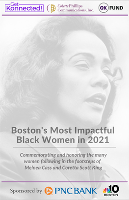 Boston's Most Impactful Black Women in 2021