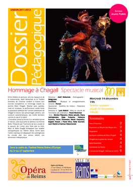 Hommage À Chagall Spectacle Musical Teatr Groteska