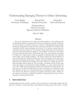 Understanding Emerging Threats to Online Advertising