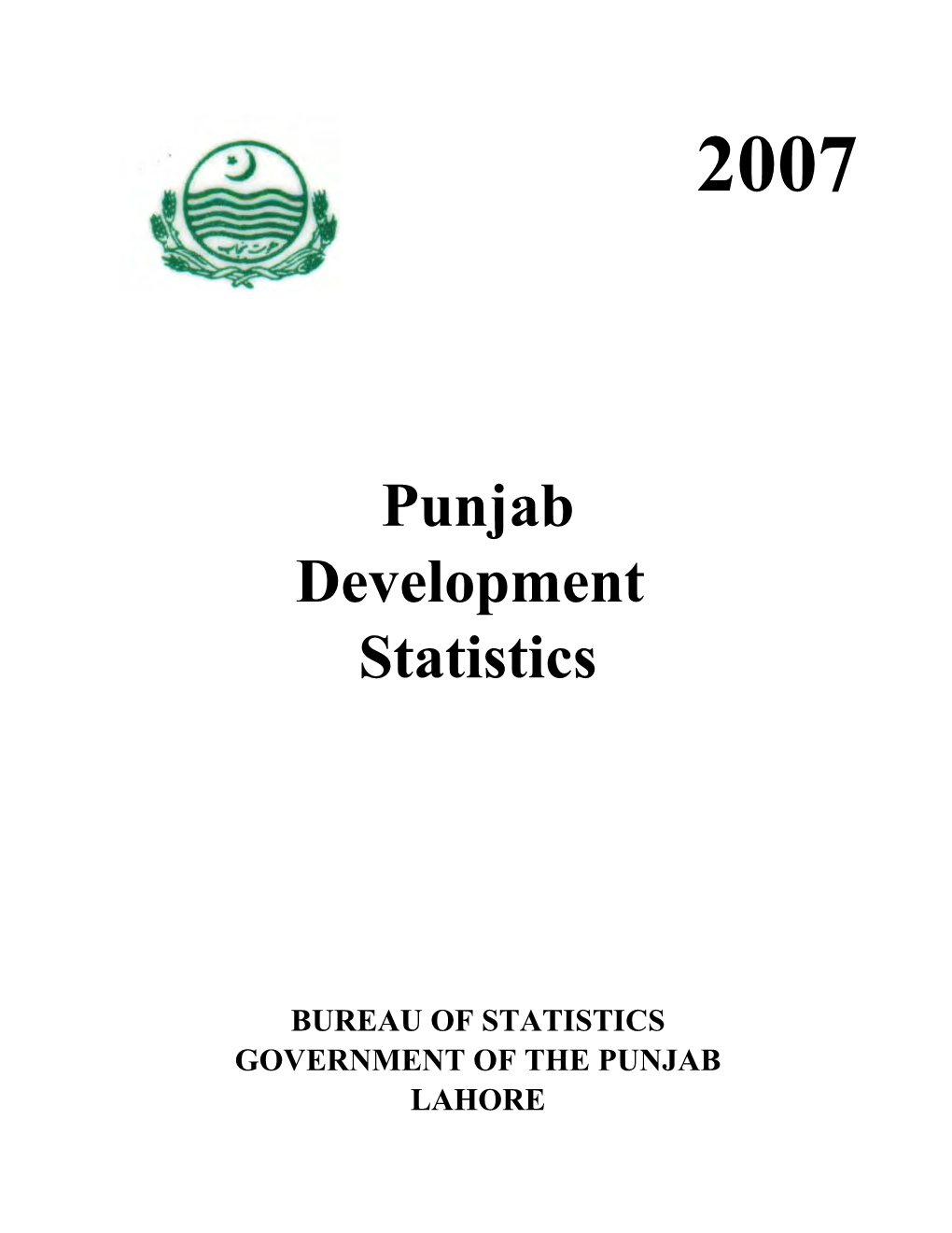 Punjab Development Statistics