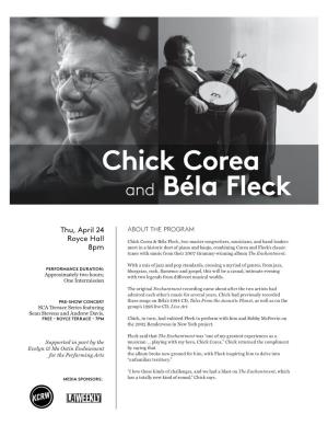 Chick Corea and Béla Fleck