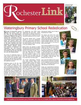 Wateringbury Primary School Rededication