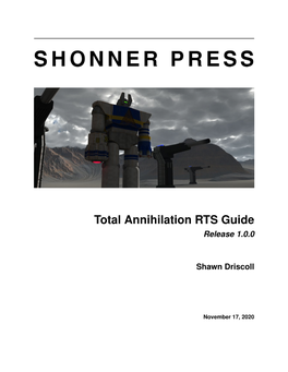 Total Annihilation RTS Guide Release 1.0.0