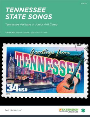 Tennessee State Songs W