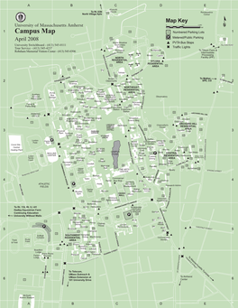 Campus Map 44 31 Numbered Parking Lots