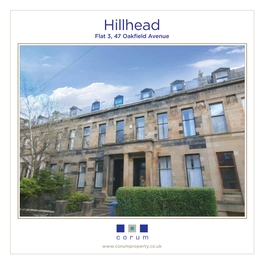 Hillhead Flat 3, 47 Oakfield Avenue