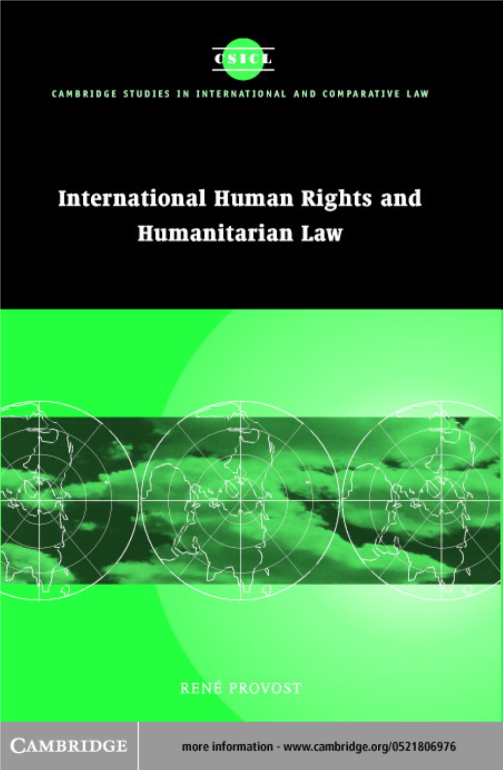 International Human Rights and Humanitarian Law (Cambridge