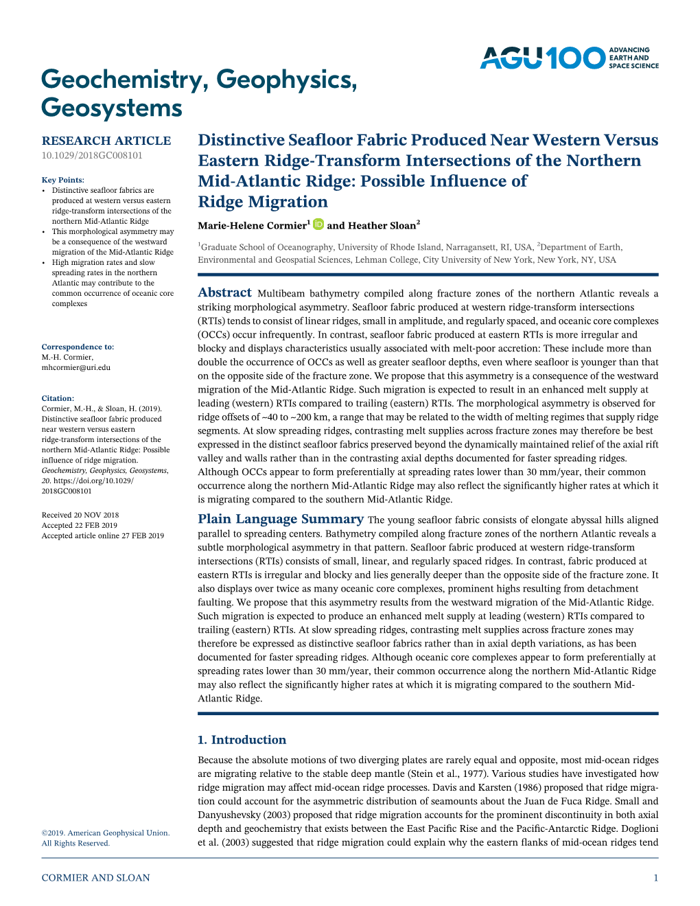 Distinctive Seafloor Fabric Produced Near Western Versus Eastern