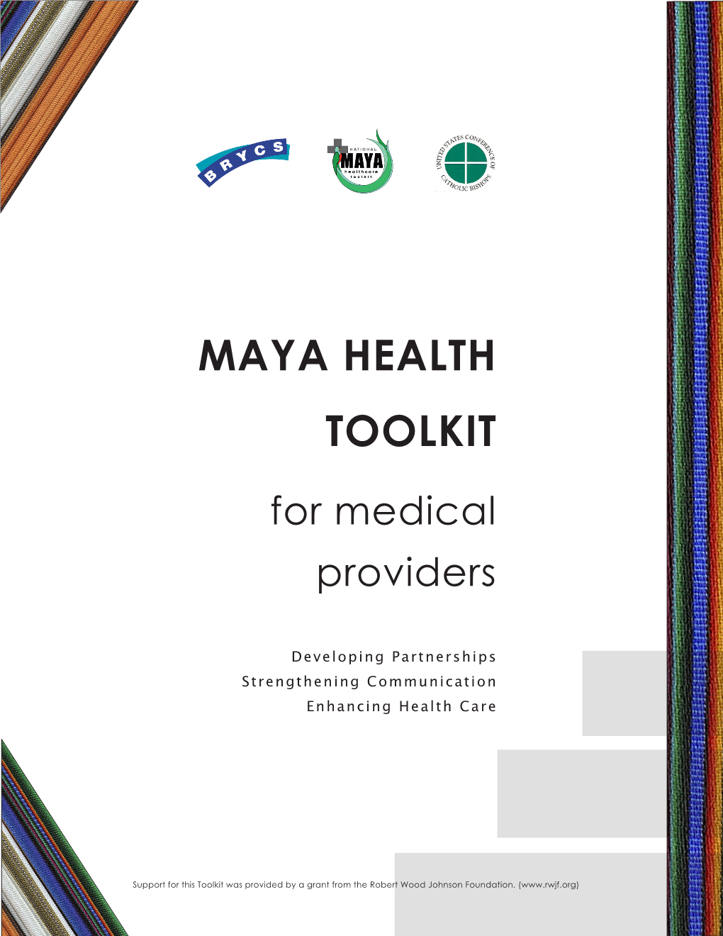 MAYA HEALTH TOOLKIT for Medical Providers