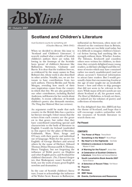 Scotland and Children's Literature
