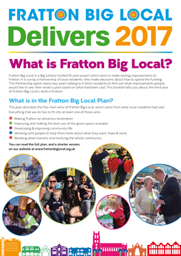Who Runs Fratton Big Local? Decisions Are Made by the Fratton Big Local Partnership, Which Is Made up of Voting Members and Non-Voting Members