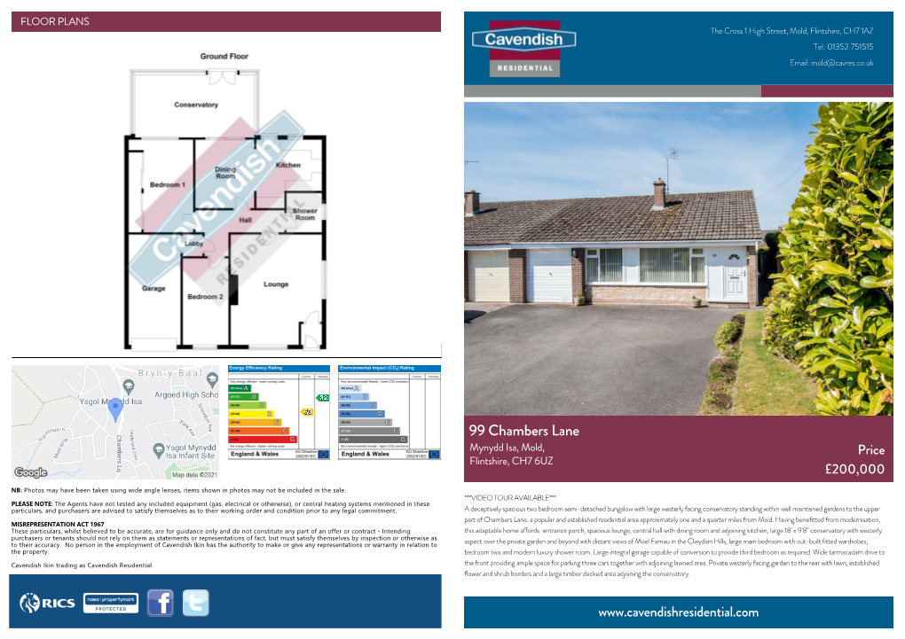 Chambers Lane, Mynydd Isa, Mold, Flintshire, CH7 6UZ 99 Chambers Lane, Mynydd Isa, Mold, Flintshire, CH7 6UZ