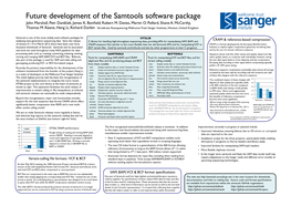 Future Development of the Samtools Software Package John Marshall, Petr Daněček, James K