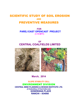 Soil Erosion and Preventive Measures