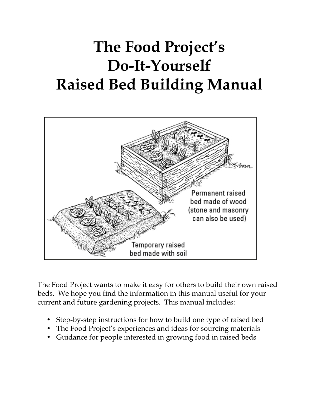 DIY Raised Bed Manual