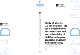Study of Shanny (Lipophrys Pholis) Life Cycle Inferred from Microstructure and Microchemistry of Otoliths: Ontogeny, Coastal Recruitment and Connectivity