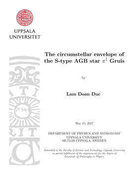 The Circumstellar Envelope of the S-Type AGB Star Gruis