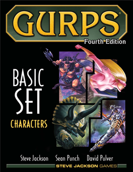 GURPS Fourth Edition Basic Set Characters, 3Rd Printing