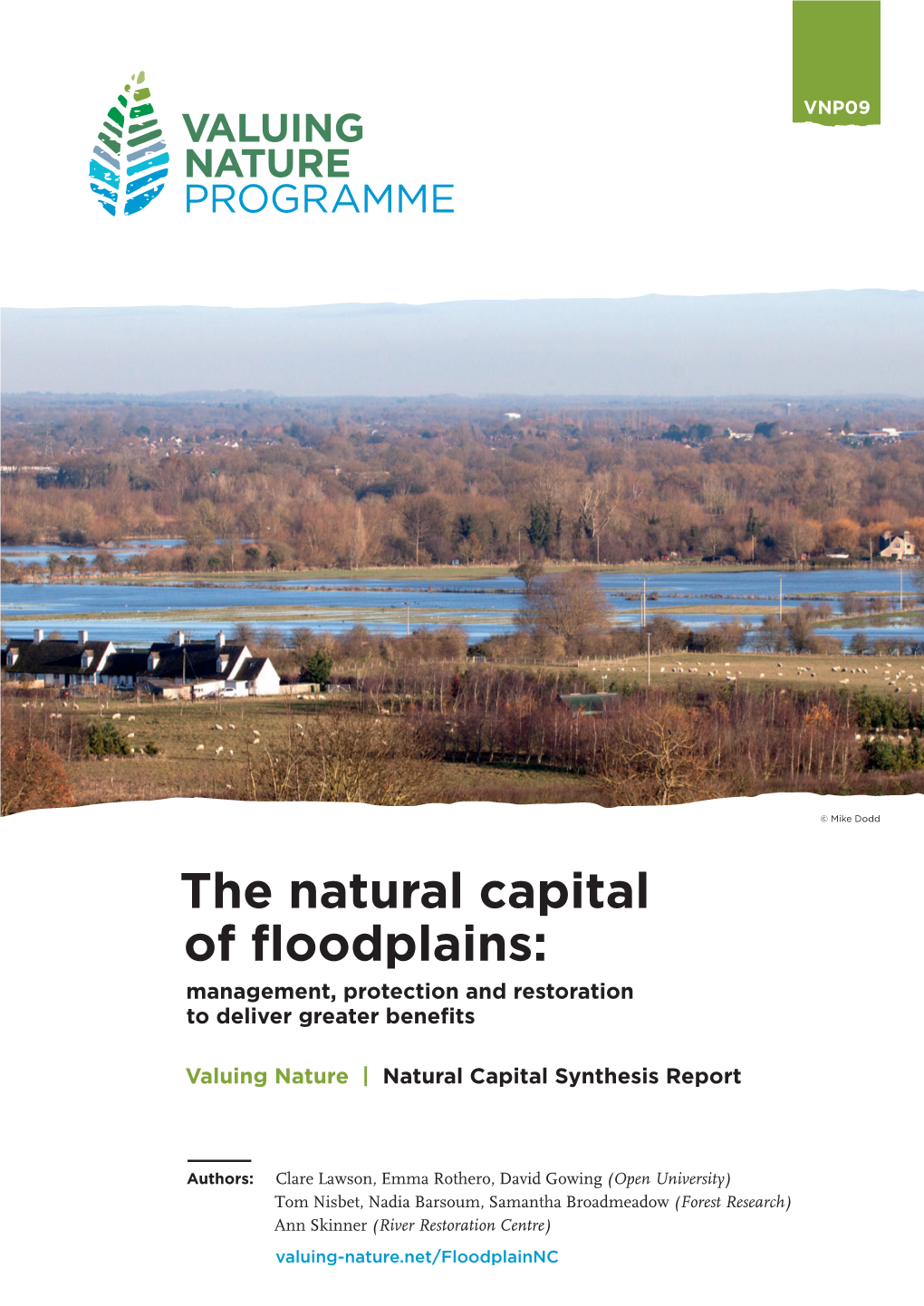 The Natural Capital of Floodplains: Management, Protection and Restoration to Deliver Greater Benefits