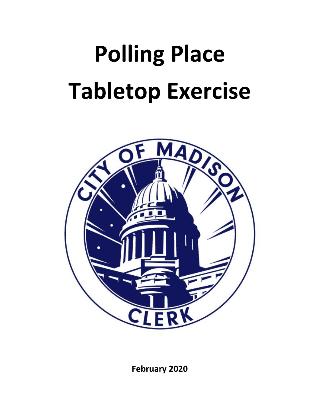 Polling Place Tabletop Exercise