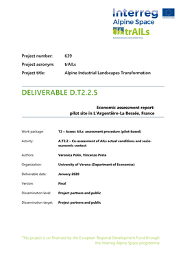 D.T2.2.5 Economic Assessment Report Final 1.77 Mb