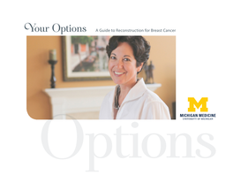 Your Options a Guide to Reconstruction for Breast Cancer