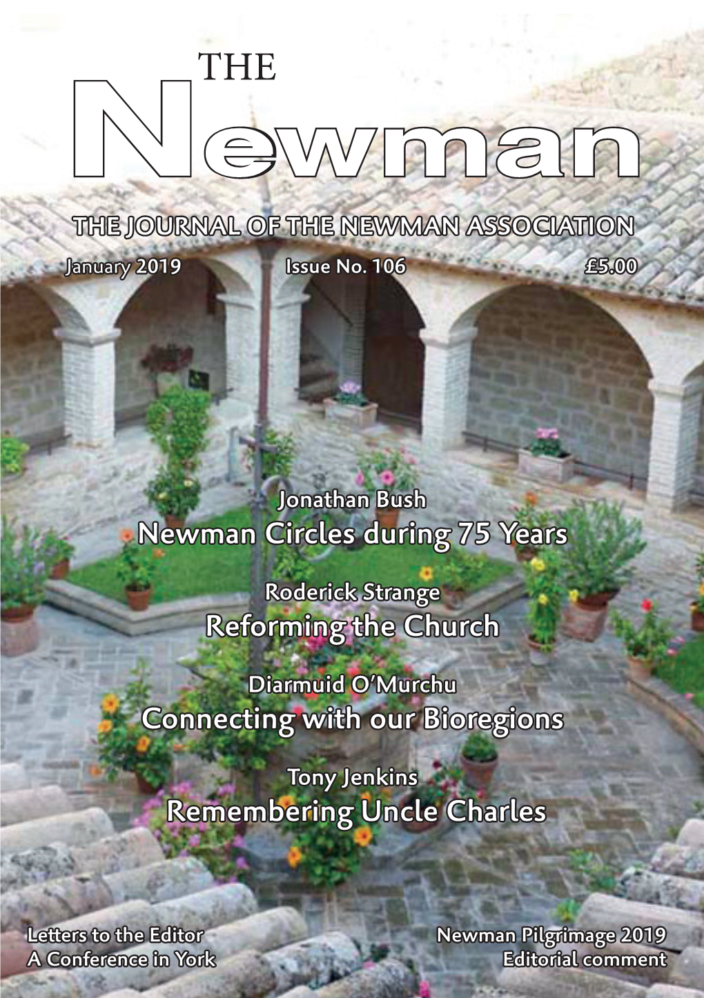 THE Newman the JOURNAL of the NEWMAN ASSOCIATION January 2019 Issue No