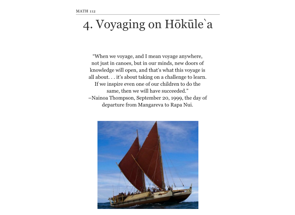 4. Voyaging on Hōkūle`A