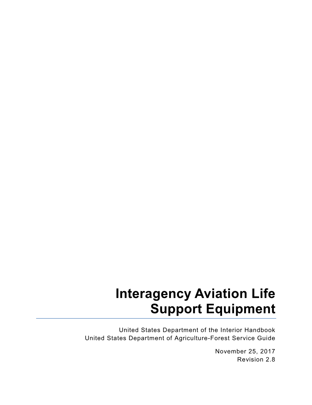 Interagency ALSE Handbook/Guide